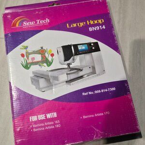 Brand New Large Embroidery Hoop 6" x 8"Bernina Artista 165 170 180